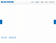 Tablet Screenshot of bluehouseband.com